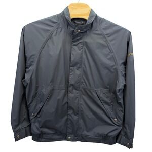 DryJoys by FootJoy Mens Golf Jacket Black Full Zip L Waterproof Outerwear
